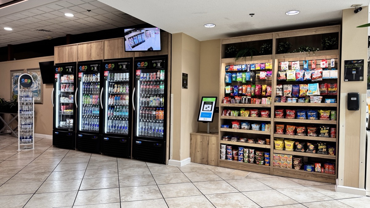 Managed lobby market installation